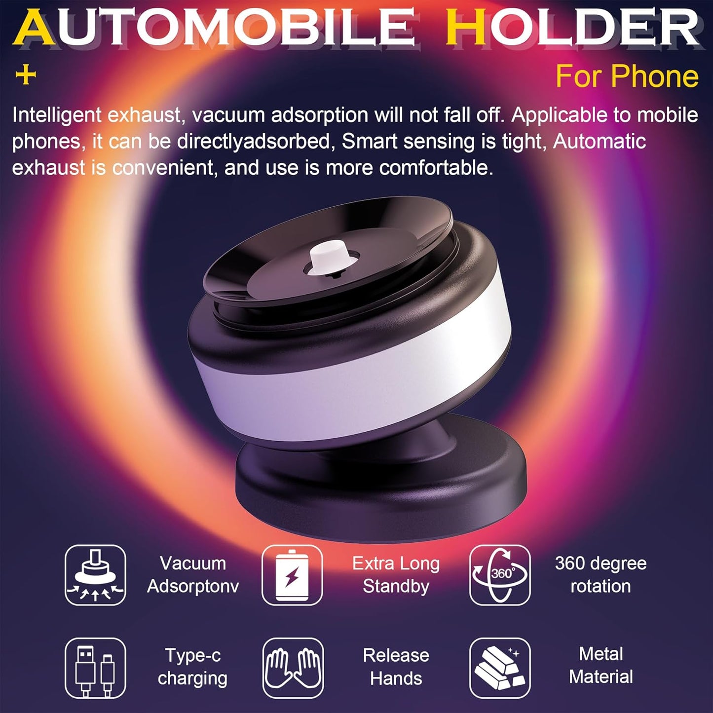 360° Rotation Magnetic Phone Holder (Gen - 2)