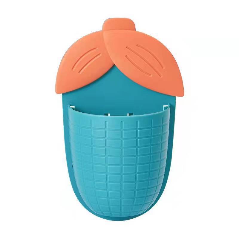 Corn-Shaped Wall-Mounted Storage Box with Drain Rack