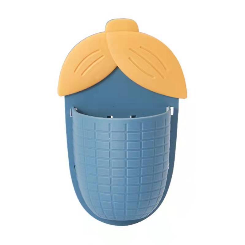 Corn-Shaped Wall-Mounted Storage Box with Drain Rack